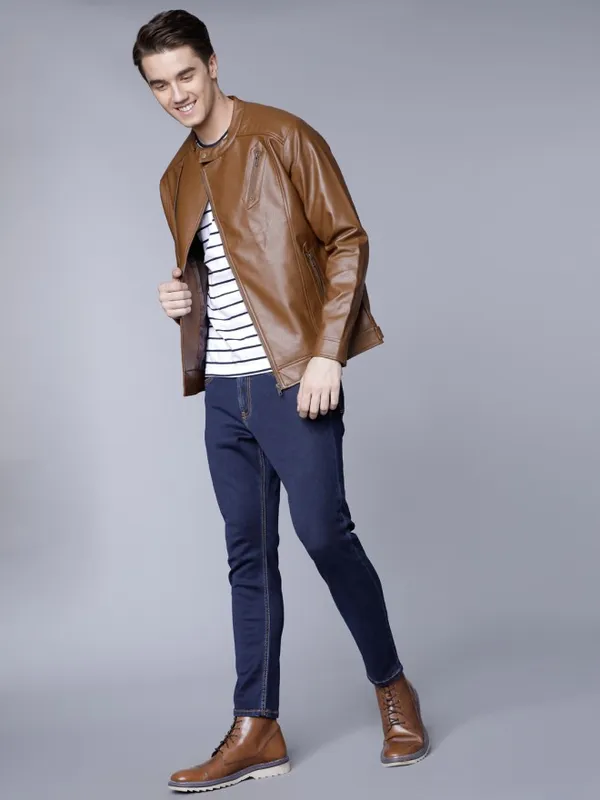 Brown Biker Jacket