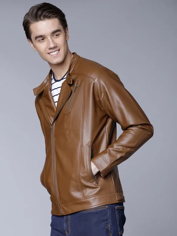 Brown Biker Jacket