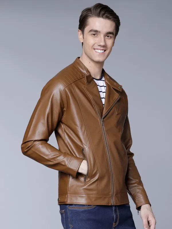 Brown Biker Jacket