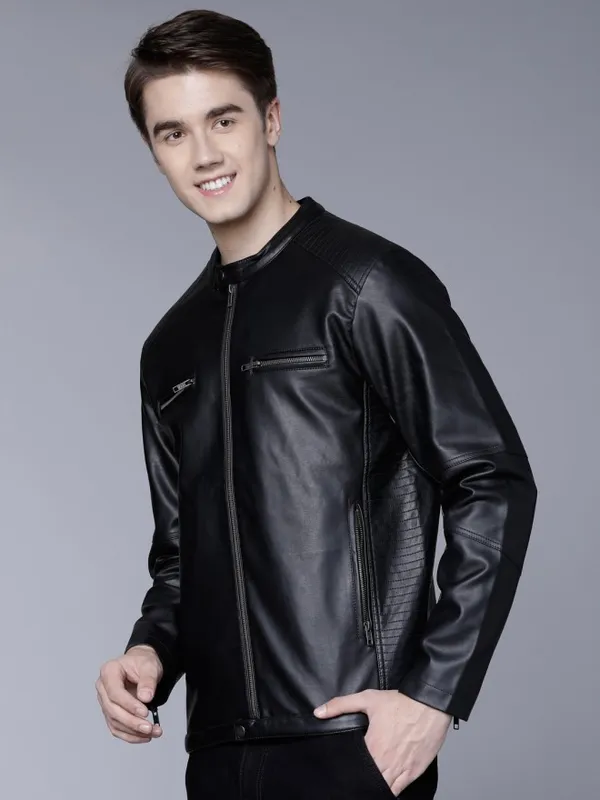 Black Biker Jacket