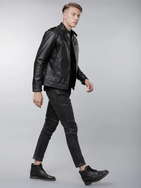 Black Biker Jacket