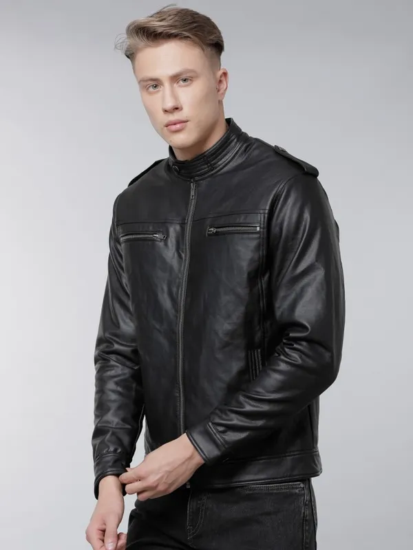 Black Biker Jacket