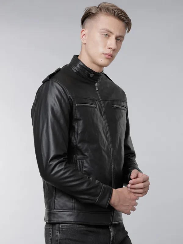 Black Biker Jacket