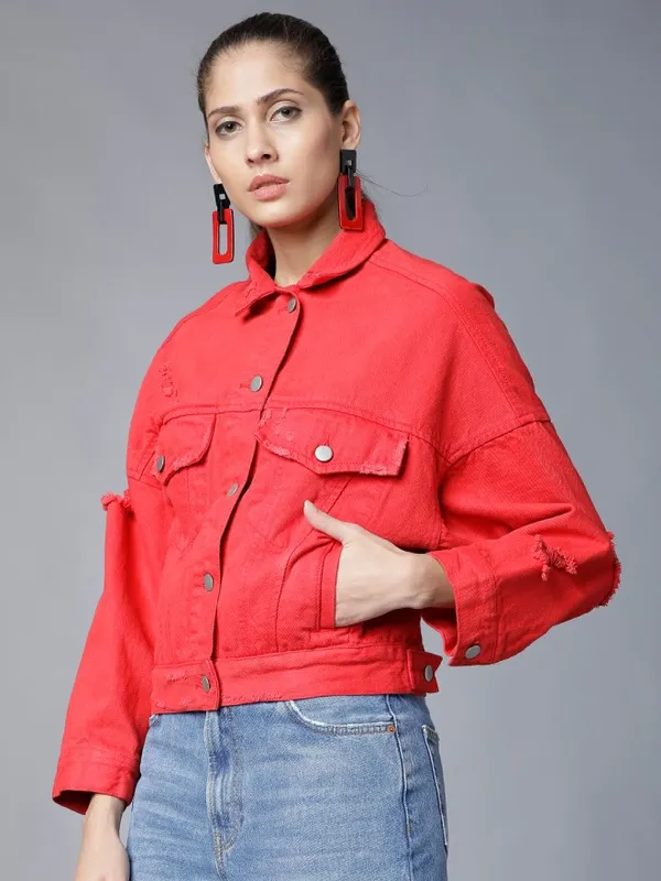 Women Solid Jackets