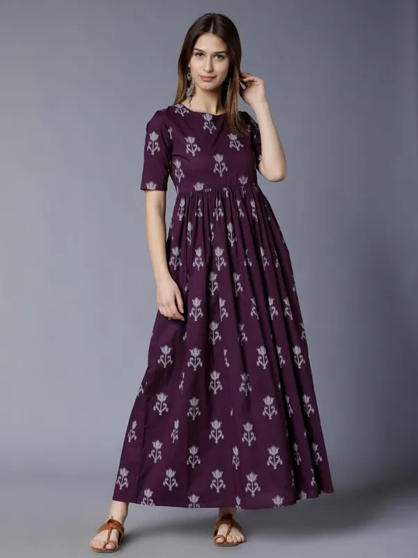 Printed Maxi Dress