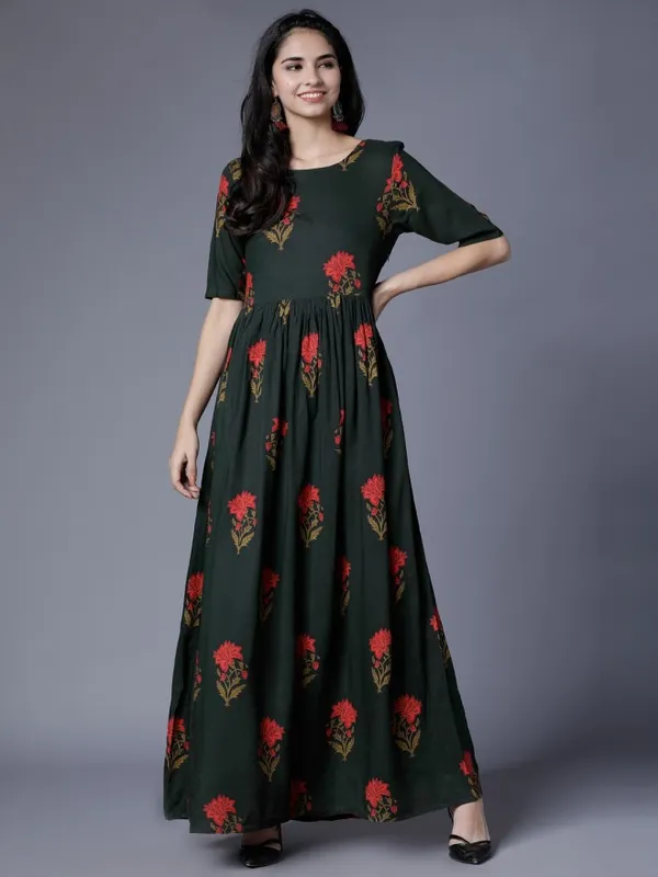 Printed Maxi Dress