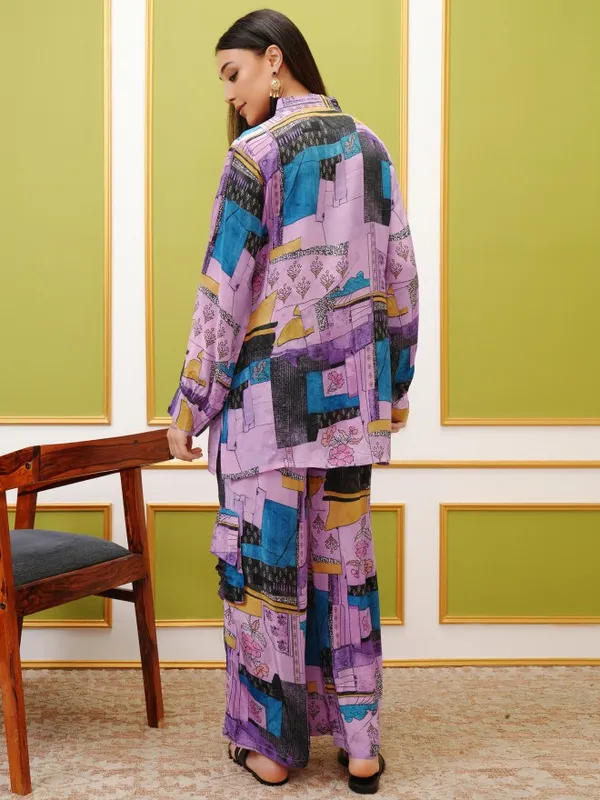 Vishudh Women Purple Co-Ords