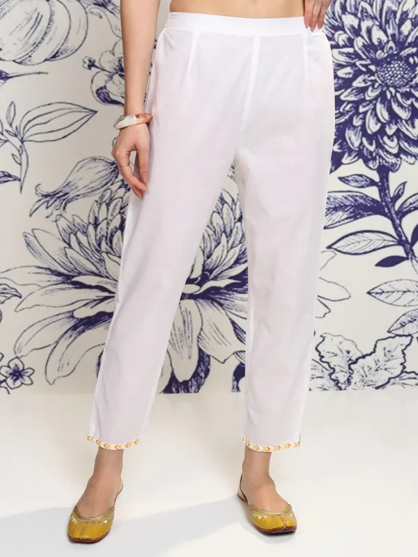Women Kurta With Trousers & Dupatta