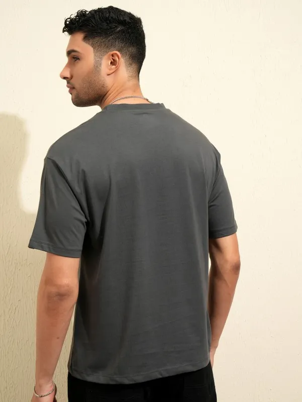 Men Printed Round Neck T-Shirt