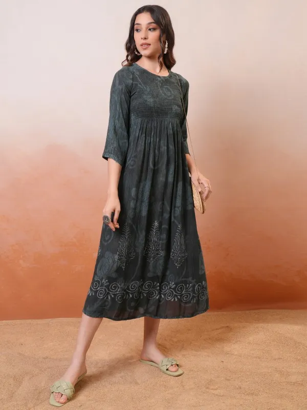 Printed Maxi Dress