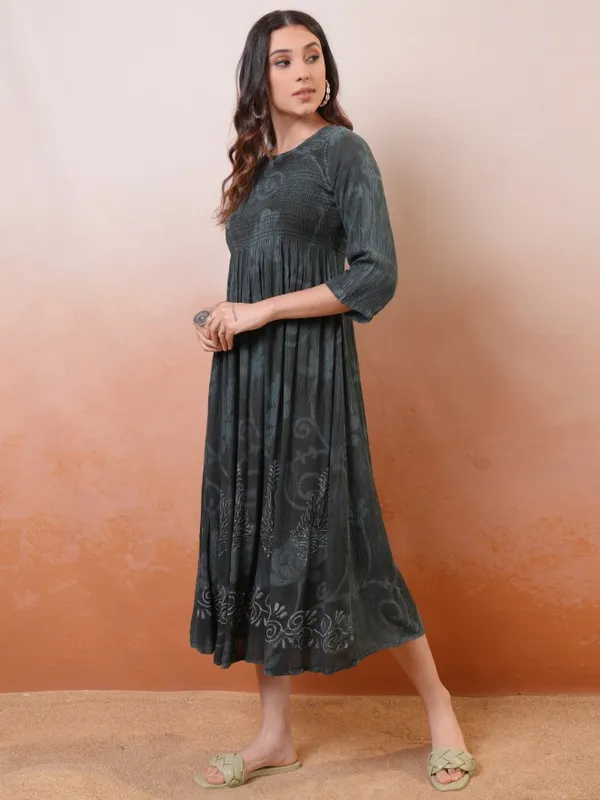 Printed Maxi Dress