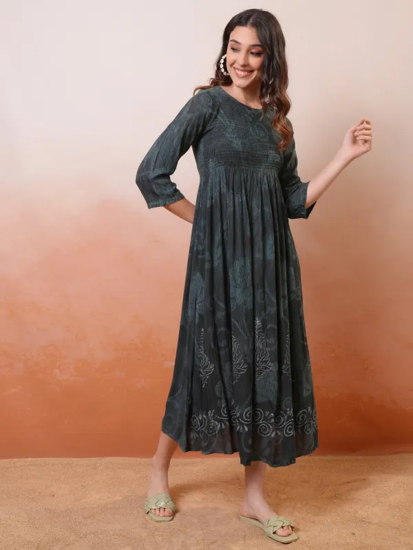 Printed Maxi Dress