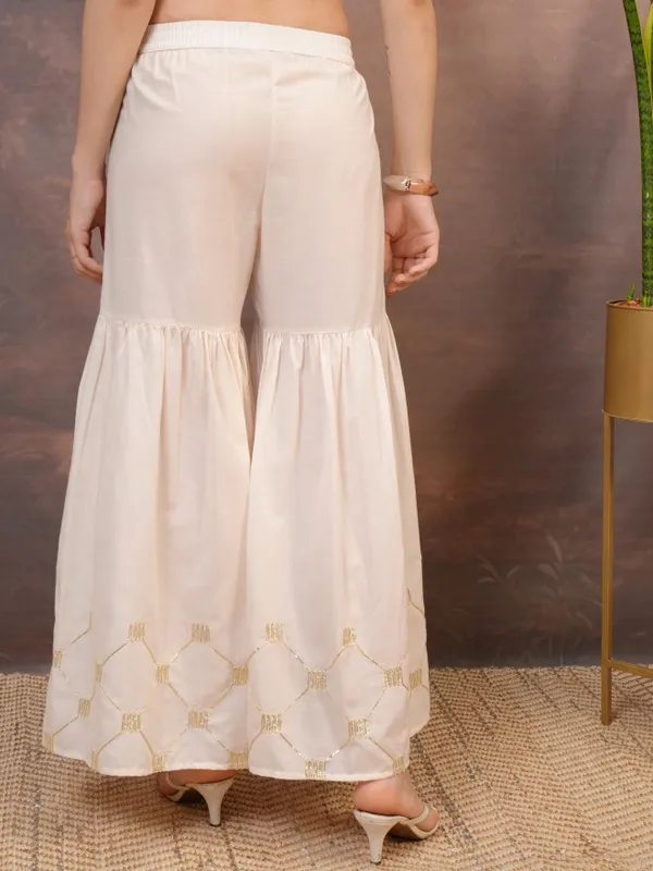 Women Embroidered Palazzos