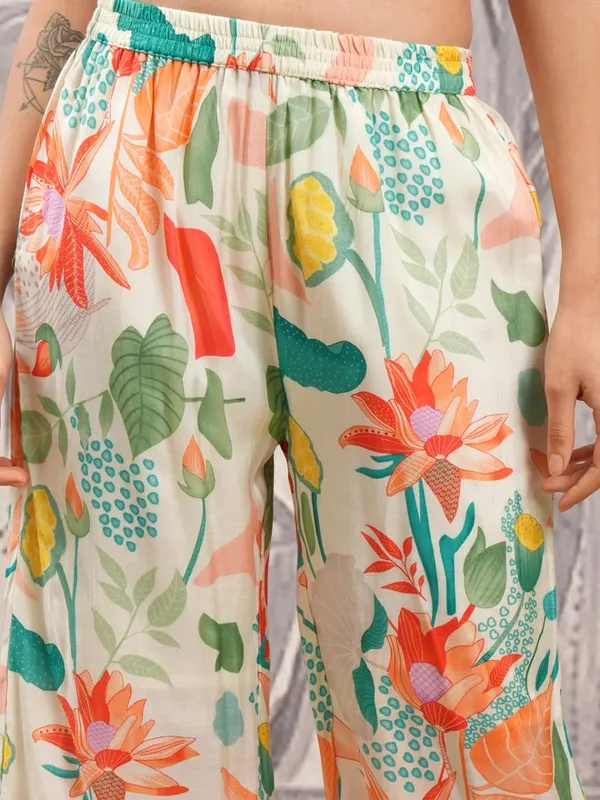 Vishudh Women Multi Shirt With Trousers Co-Ords