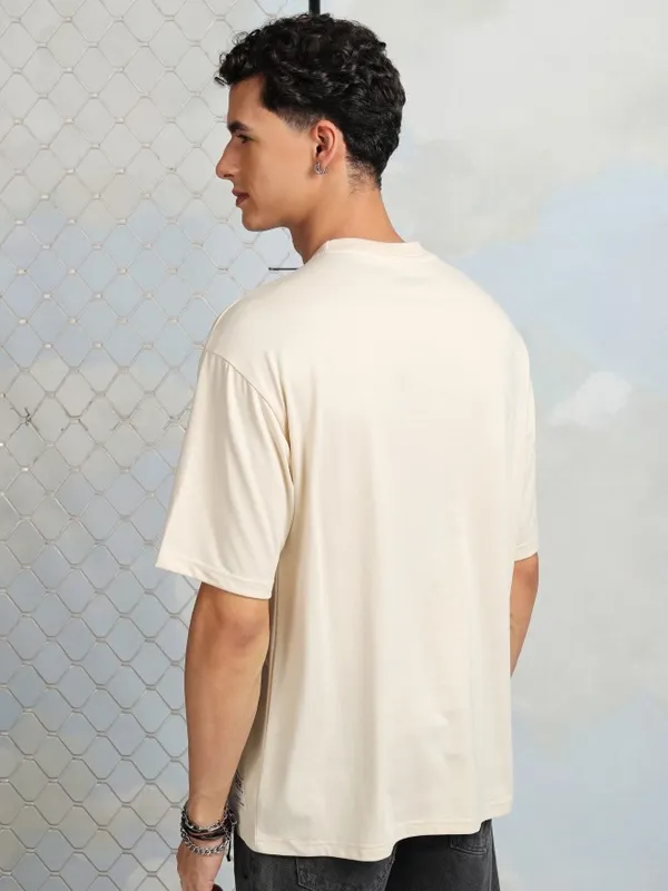 Men Printed Round Neck T-Shirt