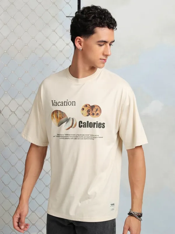 Men Printed Round Neck T-Shirt