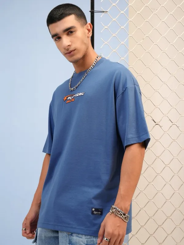 Men Round Neck Printed T-Shirt