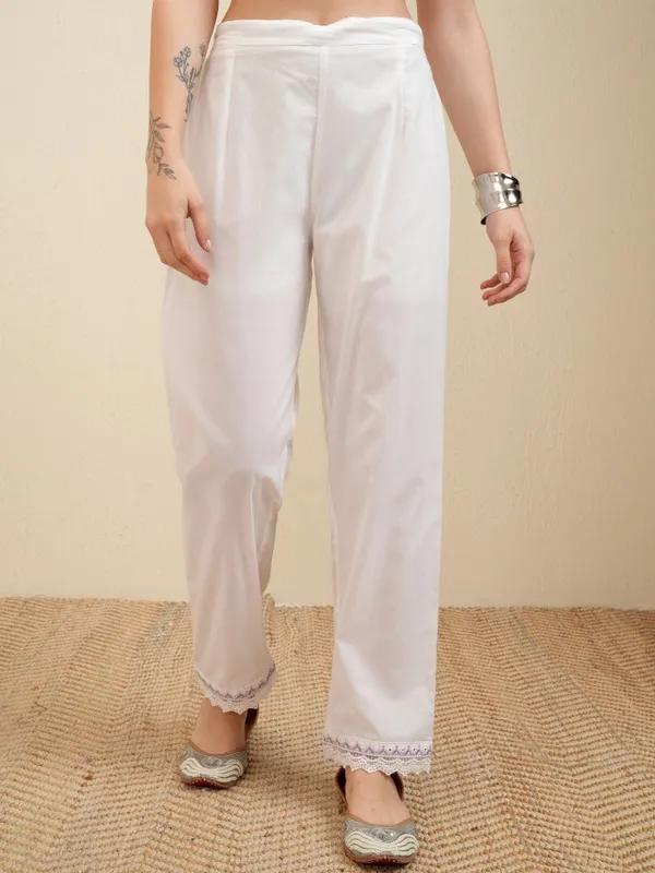Women Kurta With Trousers & Dupatta
