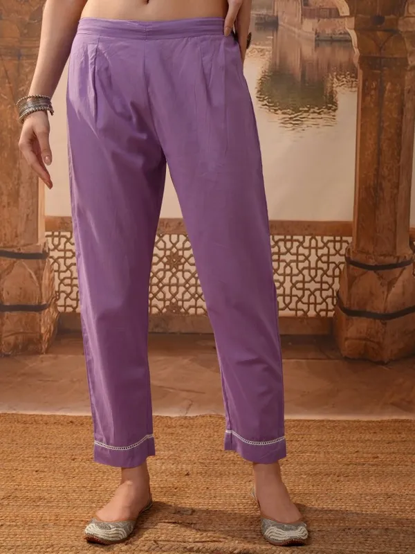 Women Kurta With Trousers & Dupatta