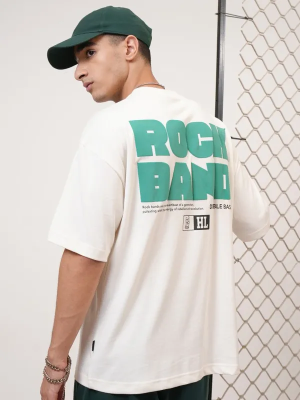 Men Printed Round Neck T-Shirt