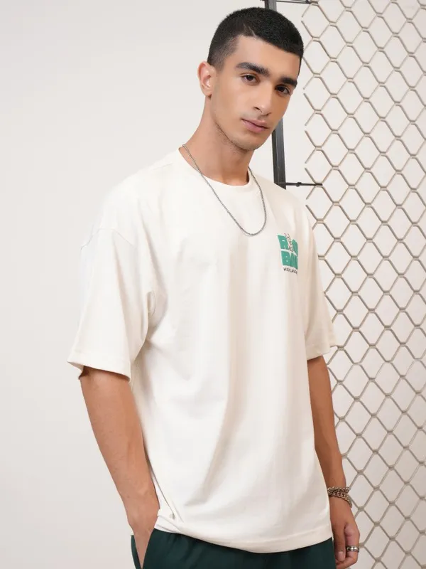 Men Printed Round Neck T-Shirt