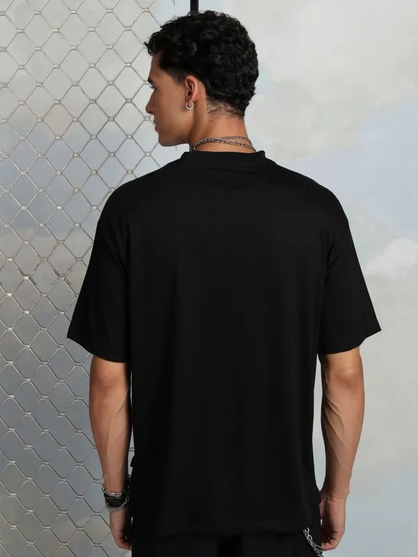 Men Printed Round Neck T-Shirt