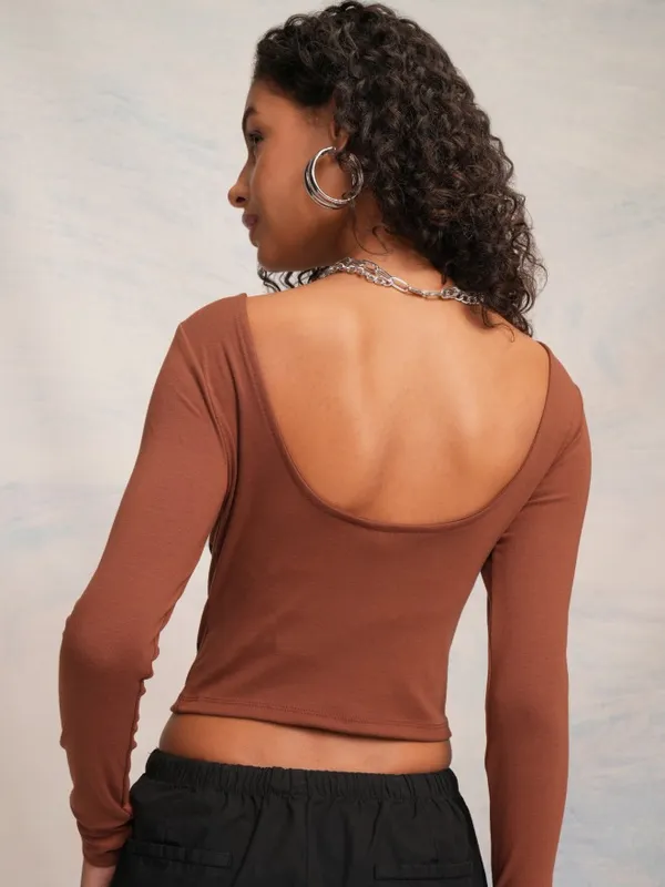 Printed Fitted Top