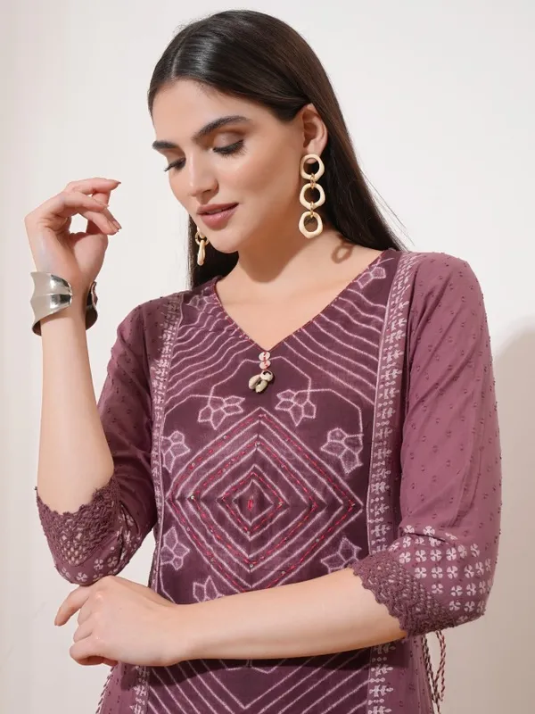 Vishudh Women Maroon Printed Maxi Dress