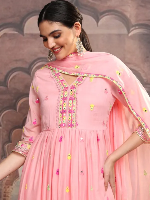 Women Kurta With Trousers & Dupatta