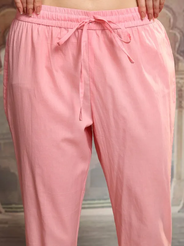 Women Kurta With Trousers & Dupatta