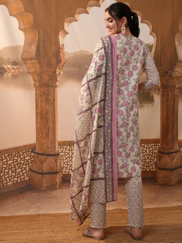 Women Kurta With Trouser And Dupatta