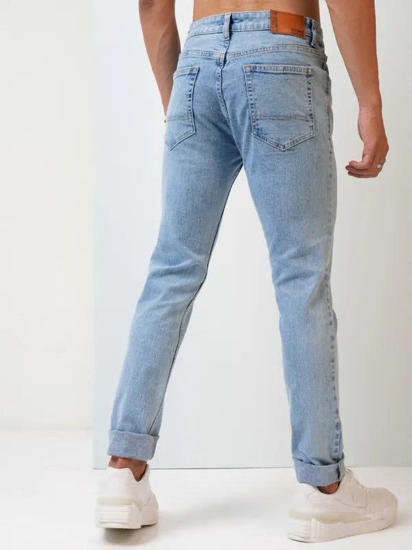  Highlander Men Blue Slim Fit Clean Look Jeans