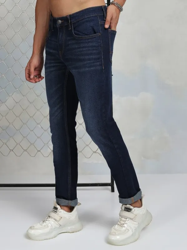Highlander Men Blue Slim Fit Stretchable Jeans