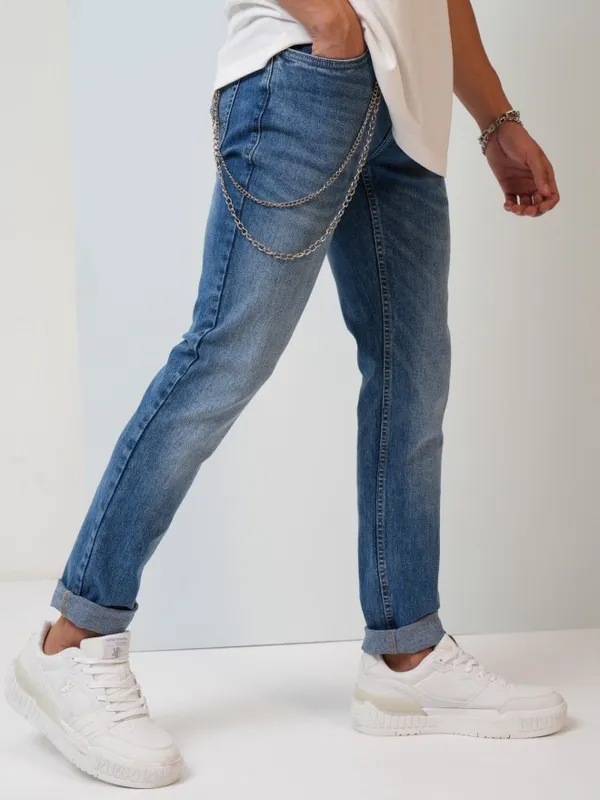  Highlander Men Blue Slim Fit Clean Look Jeans