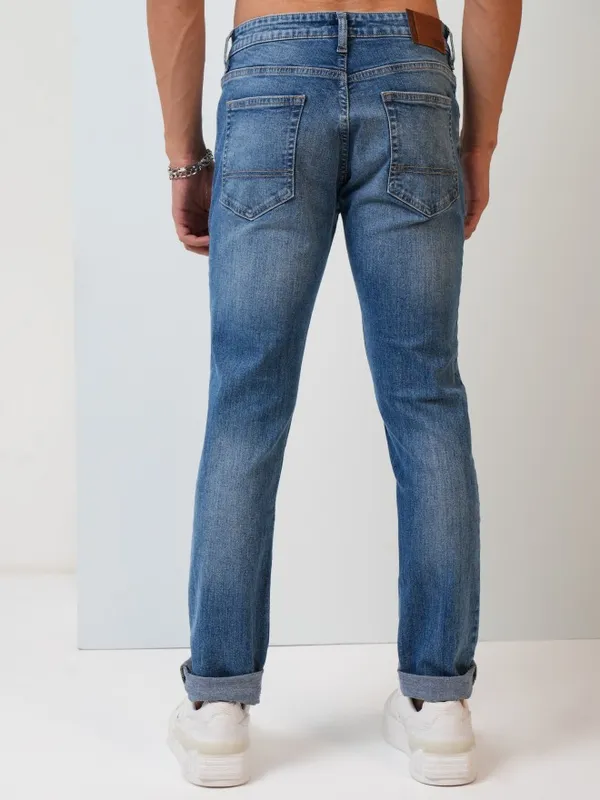  Highlander Men Blue Slim Fit Clean Look Jeans