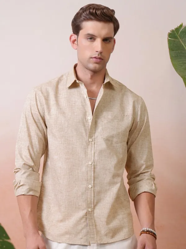 Men Relaxed Fit Casual Shirt