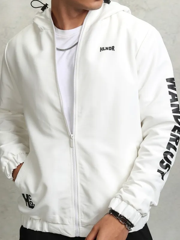Men Printed Windcheater Jacket