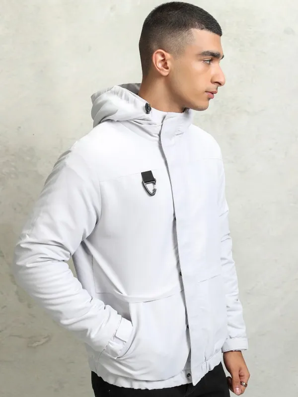 Highlader Men Green Men Solid Windcheater Jackets