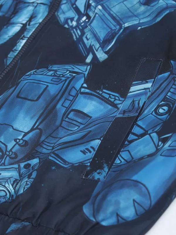 Printed Bomber Jacket