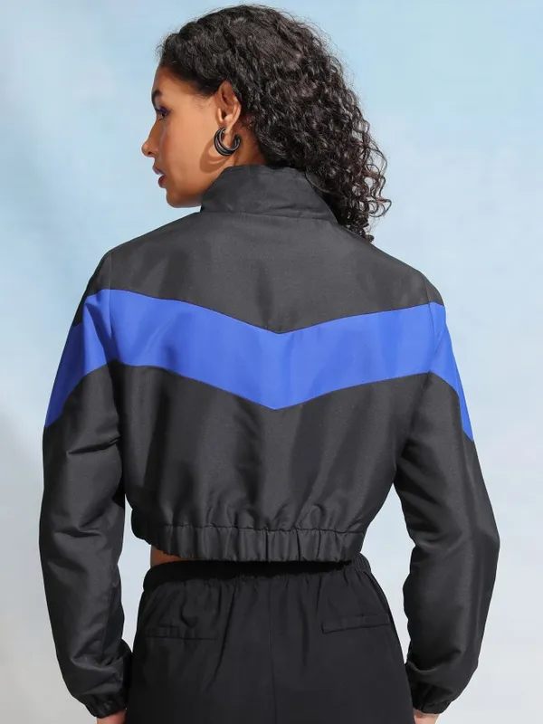 Women Colourblocked Jacket