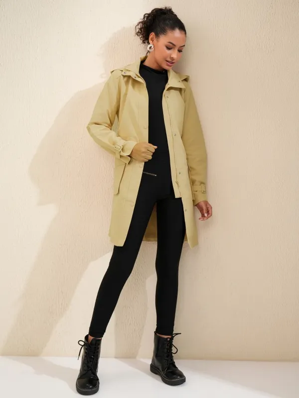 Tokyo Talkies Women Brown Parka Jacket
