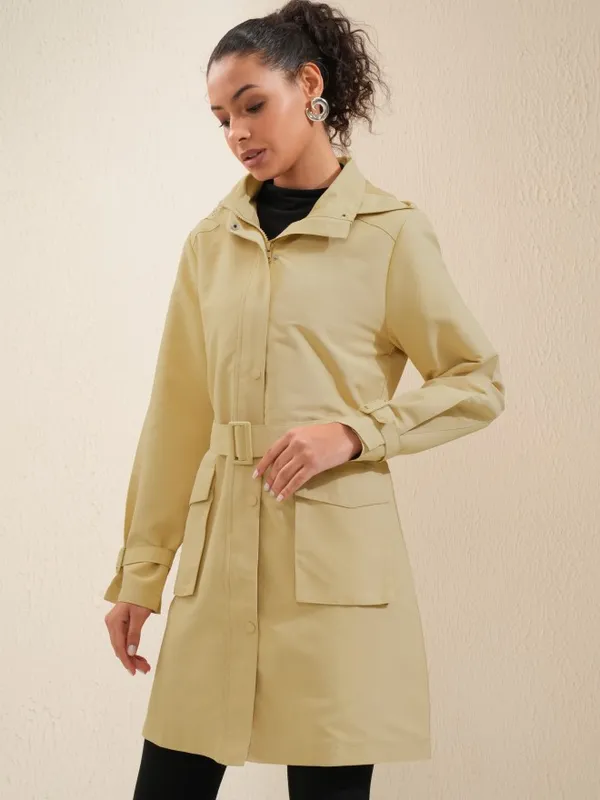 Tokyo Talkies Women Brown Parka Jacket
