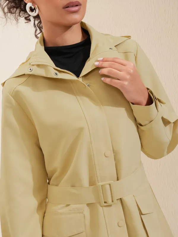 Tokyo Talkies Women Brown Parka Jacket