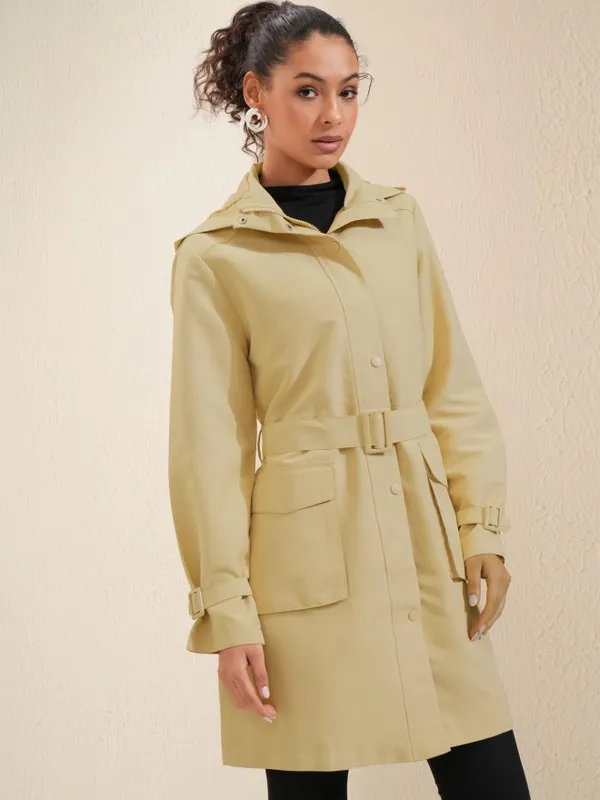 Tokyo Talkies Women Brown Parka Jacket