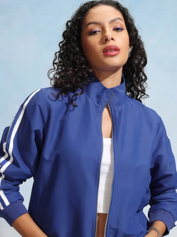 Women Colourblocked Jacket
