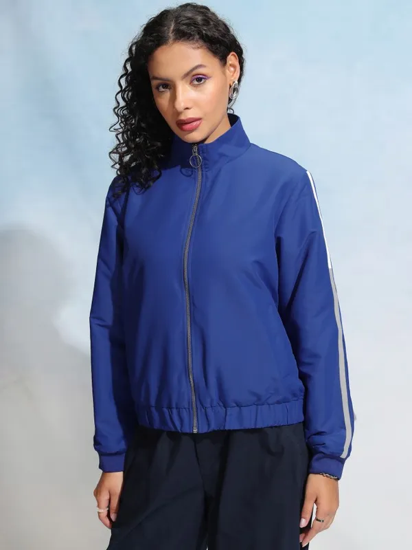 Women Colourblocked Jacket