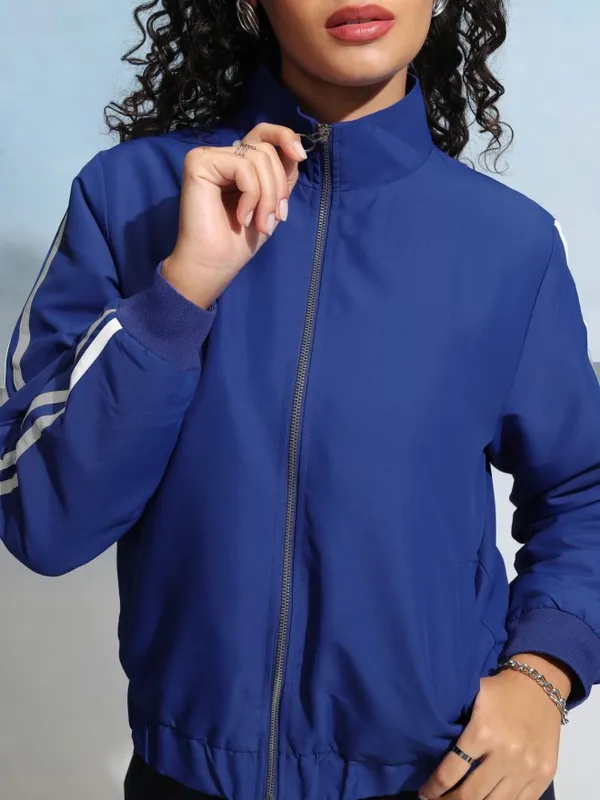 Women Colourblocked Jacket