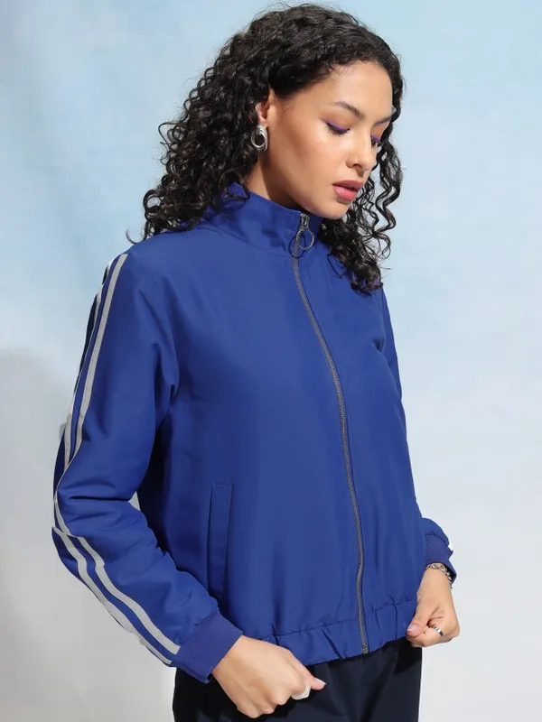 Women Colourblocked Jacket