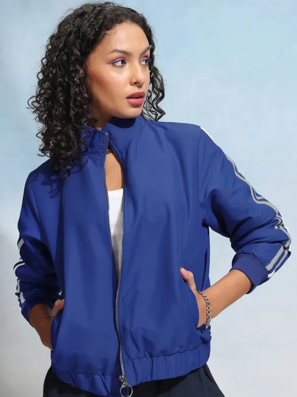 Women Colourblocked Jacket