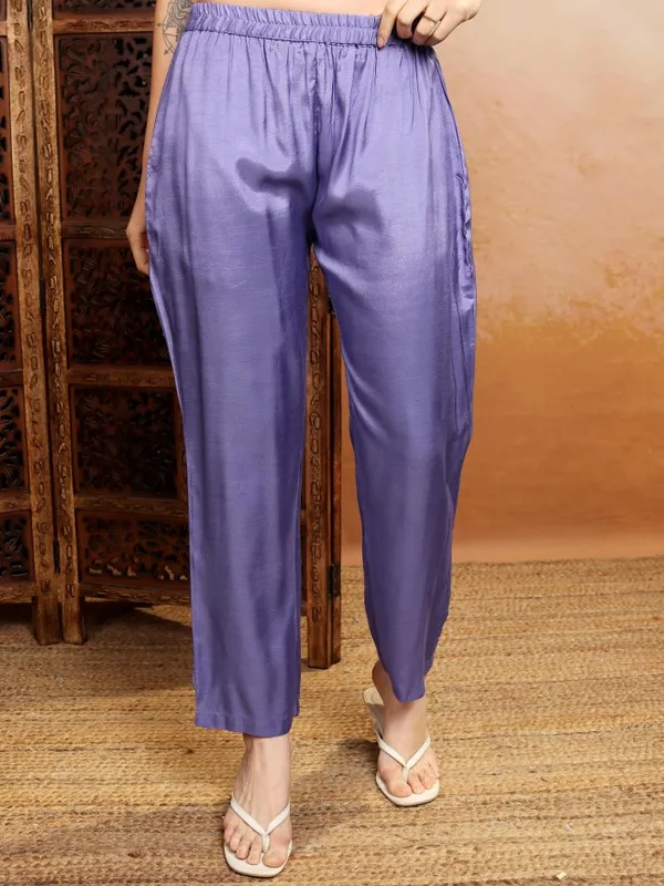 Women Kurta With Trousers & Dupatta